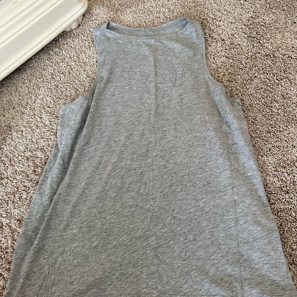 Lululemon Athletica Gray Muscle Tee Tank Top